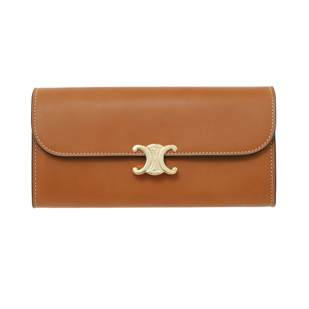 Celine Brown Long Wallet Coin Purse